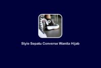 Style Sepatu Converse Wanita Hijab