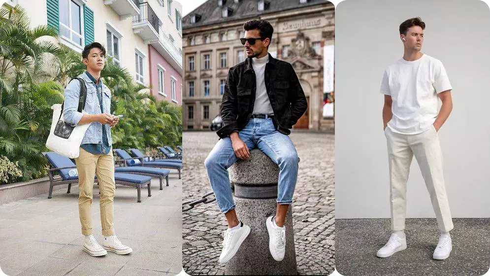 5 Inspirasi Style Sepatu Converse Putih Pria Yang Keren